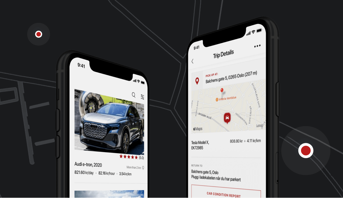 Development of Tapcar, a peer-to-peer car sharing app