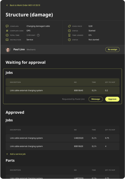 Waiting for approval