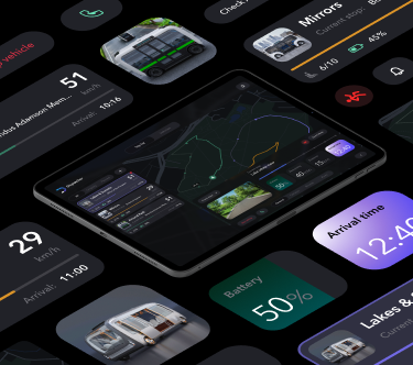 Feature-rich dispatch system for tablets