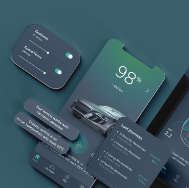 Connected car app prototype for a luxury OEM