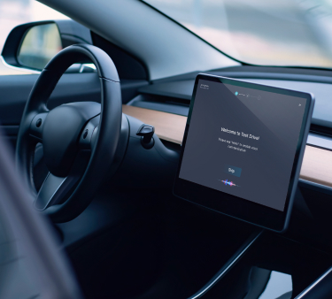 AI-enabled voice assistant for test drive